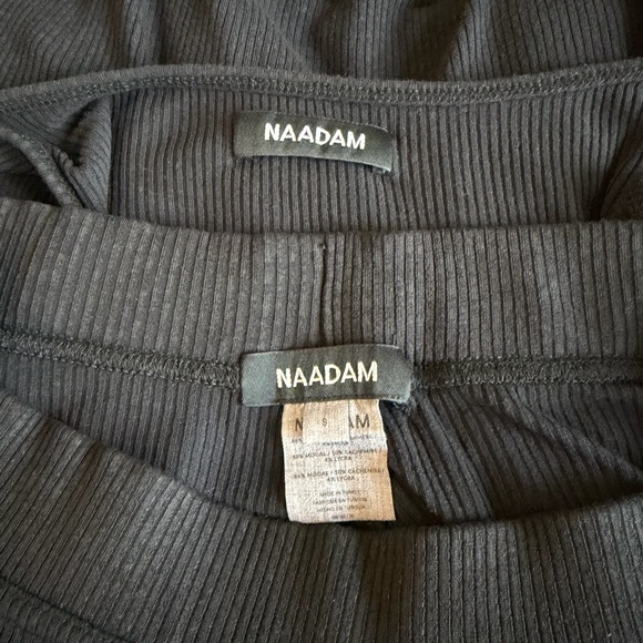 NAADAM 2PCs Midnight Cashmere Tank & Flare Pants - Picture 10 of 16